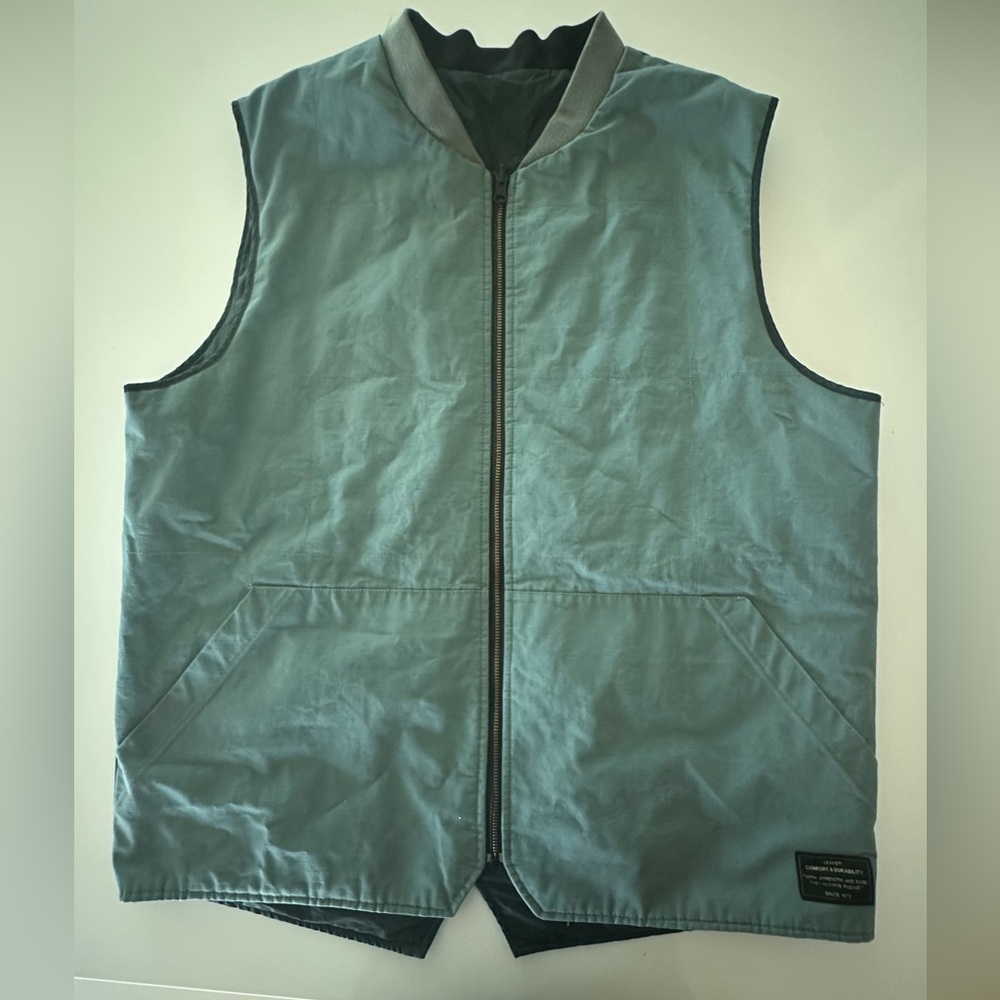 Levis Skate Reversible Vest Fir Green - size XL